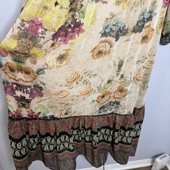 Sundance Boho Adair Floral Maxi Dress Cottage core Festival Concert Women's 6 - Picture 6 of 13